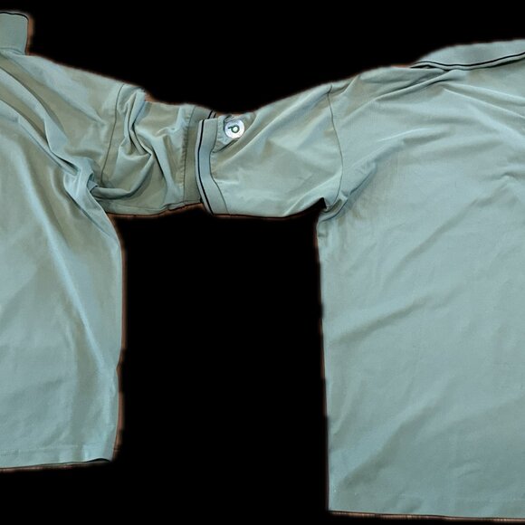 Publix Uniform Polo Shirt Employee Work Mens Large Green Short Sleeve - Picture 4 of 6